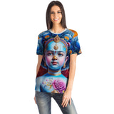 Bala Krishna T-Shirt - Baby Krishna All-Over Print Tee