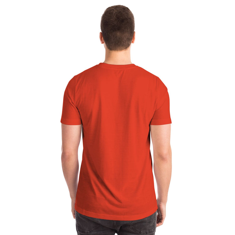 Golden Om Saffron T-Shirt - Sacred Aum Symbol Tee