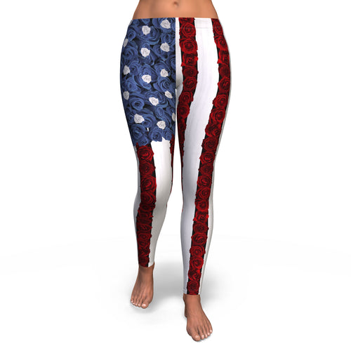 American Roses Leggings