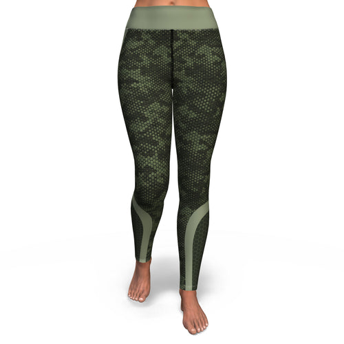 Military Green Yoga Pants