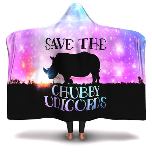 Unicorn Hooded Blanket