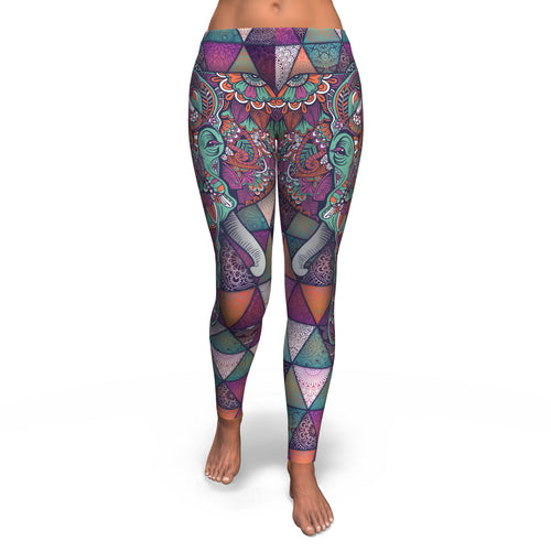 Elephant Mandala Leggings