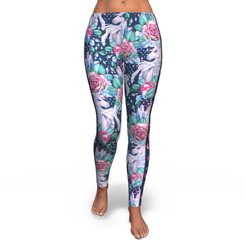 Unicorn Roses Leggings